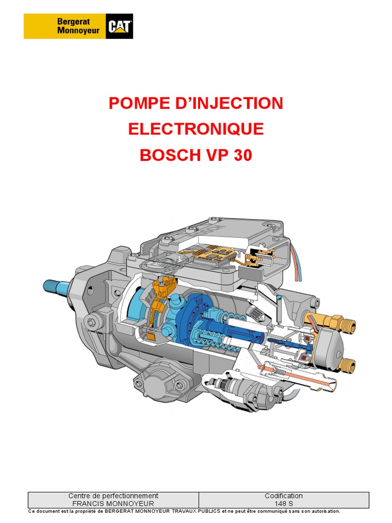 4 - Pompe D'injection Électronique Bosch VP 30 | PDF | Piston ...
