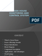 Green House Monitoring and Control System