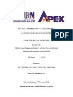 Coursework of PGT 212E Mathematics Teaching Method I :journal Review