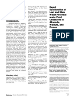 Rapid Equilibration of Leaf and Stem Water Potential Under Field Conditions in Almonds, Walnuts, and Prunes