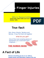 Hand and Finger Injuries HR Clinc Presentation