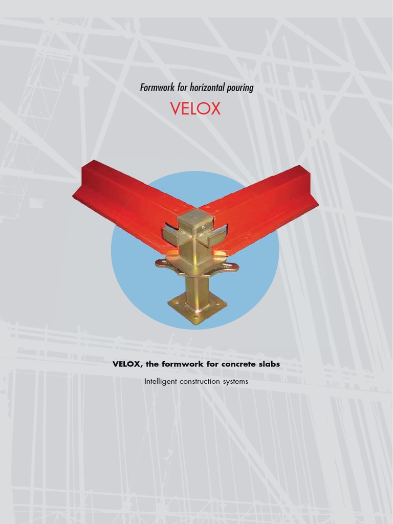 VELOX Concrete Slab Formwork System | PDF | Framing (Construction ...