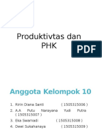 Produtivitas Dan PHK