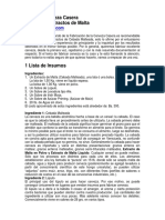 Elaboracion de Un Plan de Negocios Para La Produccion de Cerveza Artesanal