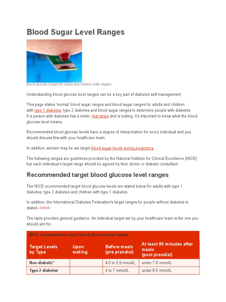 Blood Sugar and Cholesterol Level Ranges Cholesterol Blood Sugar