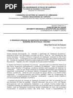 ARTIGO-Movimento Moderno e Produção Habitacional