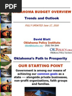 Oklahoma Budget Overview: Trends and Outlook, June 2010
