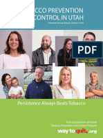 Tobacco Prevention and Control in Utah 2016 Annual Report