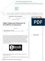 Higher Engineering Mathematics by B.S