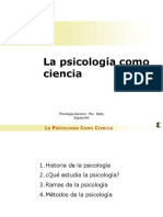01 Psicologia Como Ciencia PPD PDF