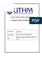 Laboratory Worksheet: Light Structurelaboratory
