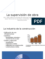 La Supervisión de Obra