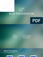 Blur PowerPoint Presentation - Color 1