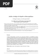 Análise Citológica Do Líquido Cefalorraquidiano TÍTULO Citological Analysis of Cerebroespinal Fluid