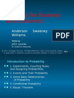 Statistics For Business and Economics: Anderson Sweeney Williams