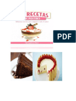 Recetas de Postres.