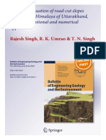 2 - Stability Evaluation of Road-Cut Slopes in The Lesser Himalaya of Uttarakhand, India Conventional and Numerical Approaches