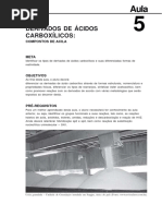 Quimica Dos Compostos Organicos II Aula 5