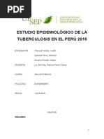ANÁLISIS EPIDEMIOLÓGICO TBC