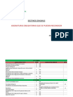 Asignaturas Que Se Convalidan en Erasmus Inef Ugr