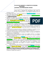 Para Enumerar Un Documento A Partir de Pagina Deseada o Requerida