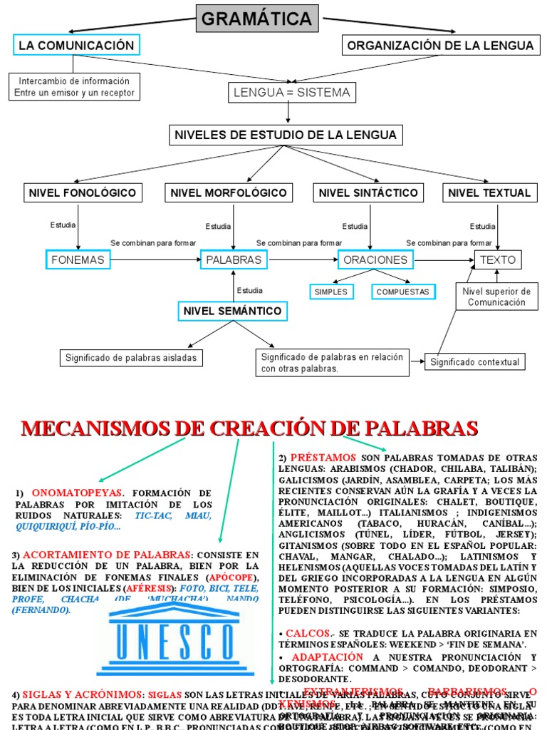 Niveles y Estructura de la Lengua | PDF | Verbo | Asunto (gramática)