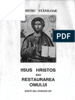 Dumitru Staniloae - Iisus Hristos Sau Restaurarea Omului PDF