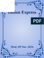 Indian Express (Wed, 09 Nov 2016)
