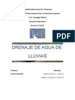 Drenaje de Agua de Lluvia