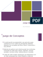 Juego de Conceptos Ética