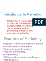 Introduction To Marketing