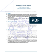 PHD Placement Policy 2016 17 PDF