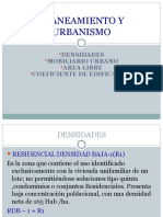 Planeamiento y Urbanismo-Densidades