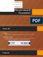 Jefferson Awards Foundation Agency Presentation