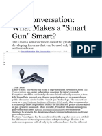 The Conversation: What Makes A "Smart Gun" Smart?