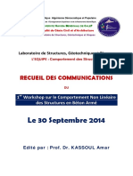 Recueil Des Communications- 1- Workshop