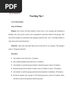 teaching tip 1