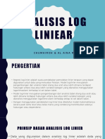 Analisis Log Liniear