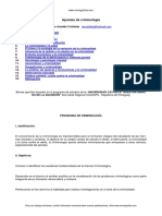 Apuntes de Criminologia Luis Arnaldo Cristaldo PDF