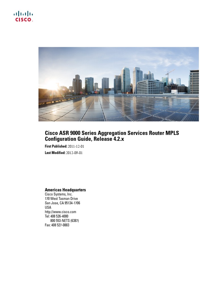 Asr9k Mpls Config Guide PDF Multiprotocol Label Switching Networking