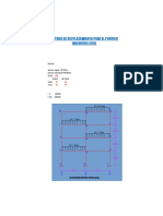 Metodo de Desplazamiento para El Portico Ingenieria Civil: Datos