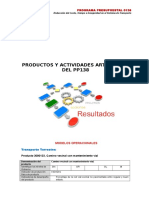 Modelos Operacionales Del PP138 Solo Los Productos y Actividades Articuladas