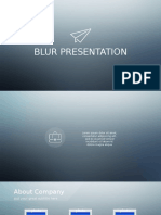 Blur PowerPoint Presentation - Color 4