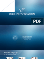 Blur PowerPoint Presentation - Color 8