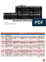 Rubrica Mapa Conceptual Petrofisica