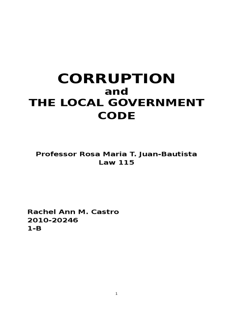 Pre-Colonial Local Governance in the Philippines | PDF | Philippines ...