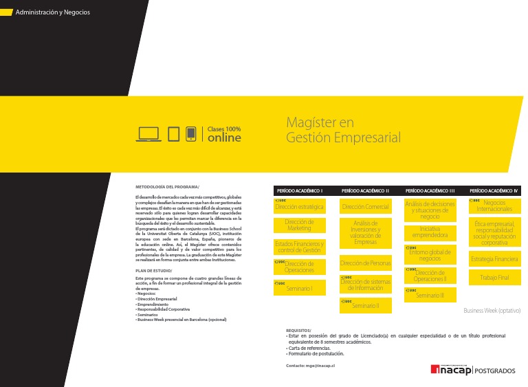 Magister Gestion Empresas | PDF