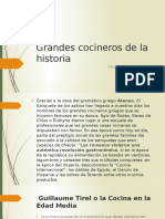 Grandes Cocineros de La Historia