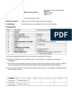 Welding Consumable Specification Spec. No.: TTC/WCS/AWS/ER70S6 Rev. No.: 0 Date: 23.8.2016 Page: 1 of 1