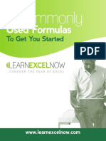 Learn Excel Now_8 Commonly Used Formulas